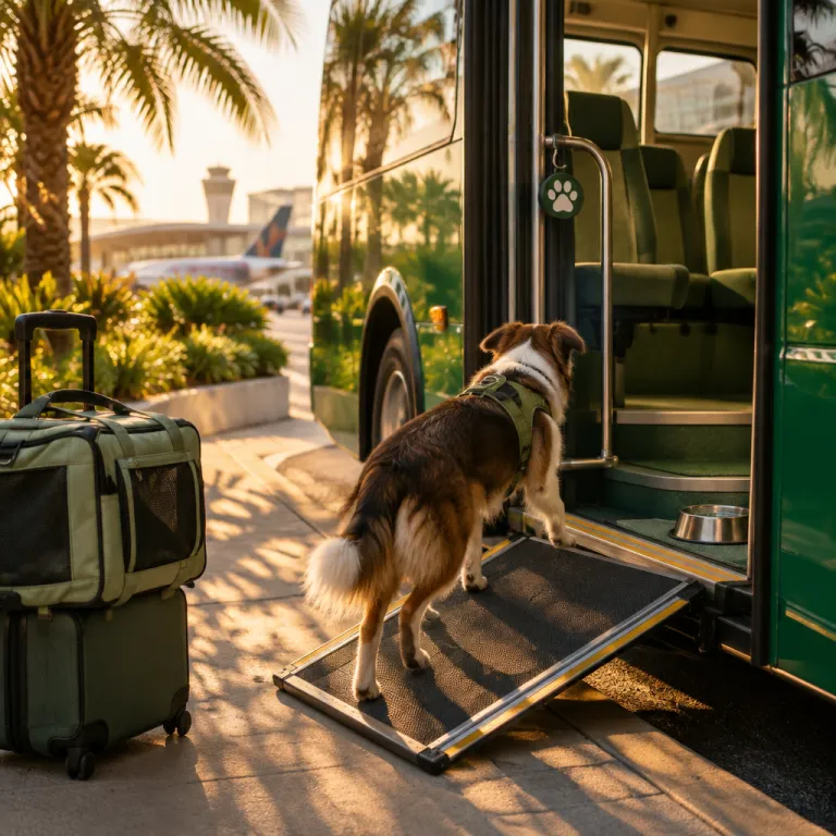 Pet friendly bus options from Las Vegas airport to Arizona Charlie’s Boulder