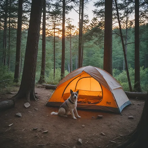 Tent camping with your dog: creating memorable outdoor adventures together