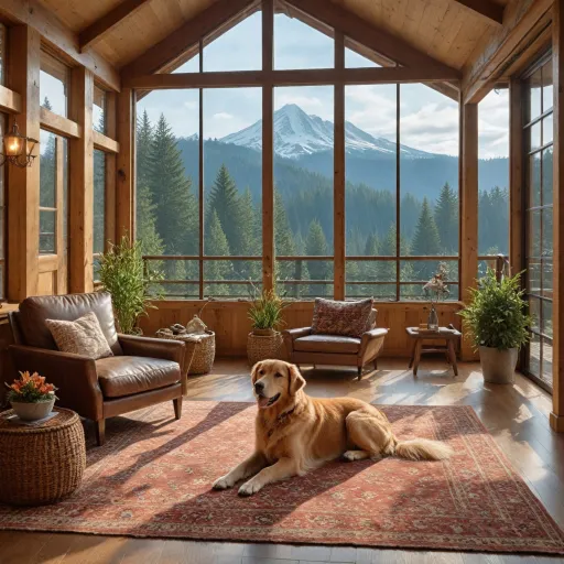 Elegant mt hood pet friendly lodging for refined stays with animals