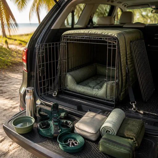 Planning the perfect Florida road trip crate setup for safe pet travel